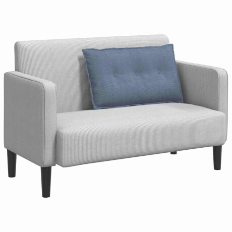 vidaXL Rugkussen Blauw 80 x 50 cm Cordstof afbeelding3 - 1