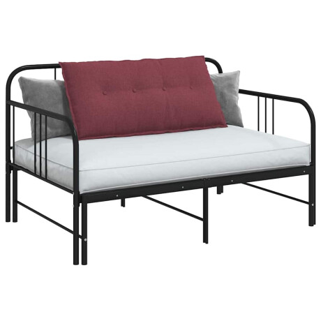 vidaXL Rugkussen Wijnrood 100 x 19 x 50 cm Stof afbeelding3 - 1