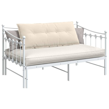 vidaXL Rugkussen Beige 120 x 50 cm Microvezel Stof afbeelding3 - 1