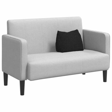 vidaXL Rugkussen Zwart 45 x 20 x 35 cm Stof afbeelding3 - 1