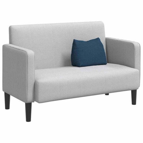 vidaXL Rugkussen Blauw 45 x 20 x 35 cm Stof afbeelding3 - 1