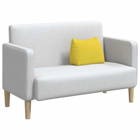 vidaXL Rugkussen Lichtgeel 45 x 20 x 35 cm Stof afbeelding3 - 1