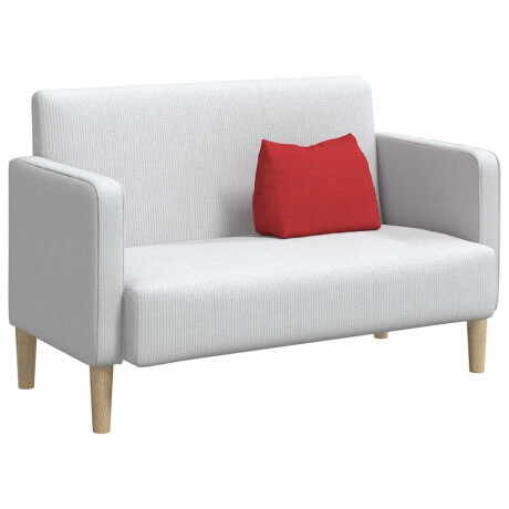 vidaXL Rugkussen Rood 45 x 20 x 35 cm Stof afbeelding3 - 1