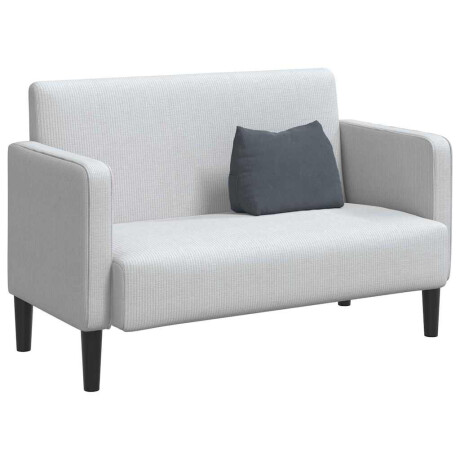 vidaXL Rugkussen Donkergrijs 45 x 20 x 35 cm Cordstof afbeelding3 - 1