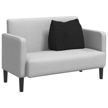 vidaXL Rugkussen Zwart 60 x 20 x 50 cm Stof afbeelding3 - 1