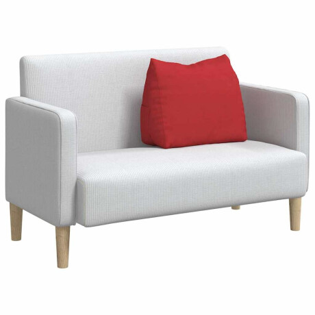 vidaXL Rugkussen Rood 60 x 20 x 50 cm Stof afbeelding3 - 1