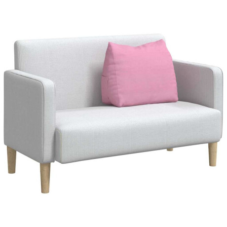 vidaXL Rugkussen Roze 60 x 20 x 50 cm Stof afbeelding3 - 1