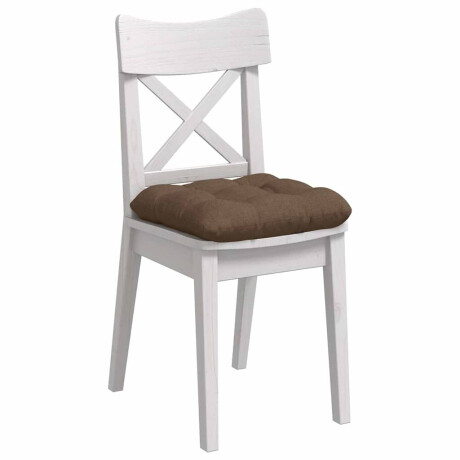 vidaXL Zitkussens 4 pcs Bruin 40 x 40 x 12 cm Stof afbeelding3 - 1