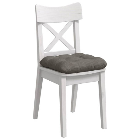 vidaXL Zitkussens 4 pcs Lichtgrijs 45 x 45 cm Katoen Stof afbeelding3 - 1