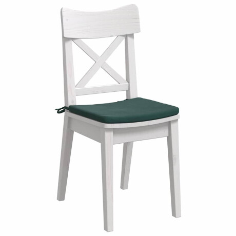 vidaXL Zitkussens 4 pcs Donkergroen 40 x 40 x 3 cm Fluweel afbeelding3 - 1