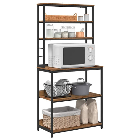 vidaXL Keukenplank Oud Hout 80 x 40 x 168 cm Bewerkt hout afbeelding3 - 1