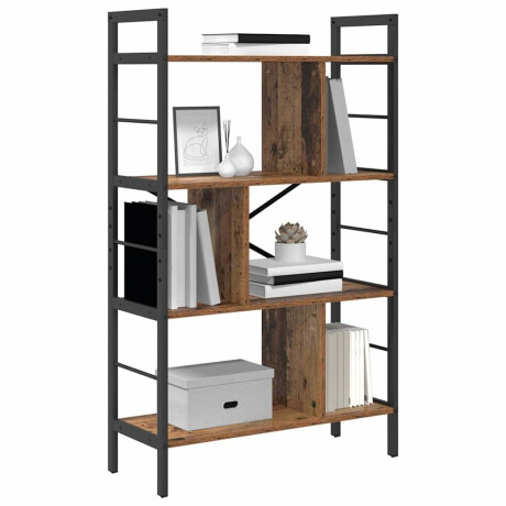 vidaXL Boekenkast Oud Hout 75 x 30 x 123,5 cm Bewerkt hout afbeelding3 - 1