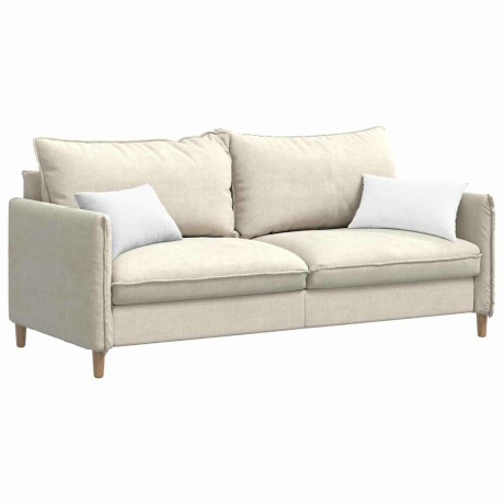 vidaXL Sofa Kussens 2 pcs Wit 50 x 30 cm Stof afbeelding3 - 1