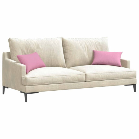 vidaXL Sofa Kussens 2 pcs Roze 50 x 30 cm Stof afbeelding3 - 1