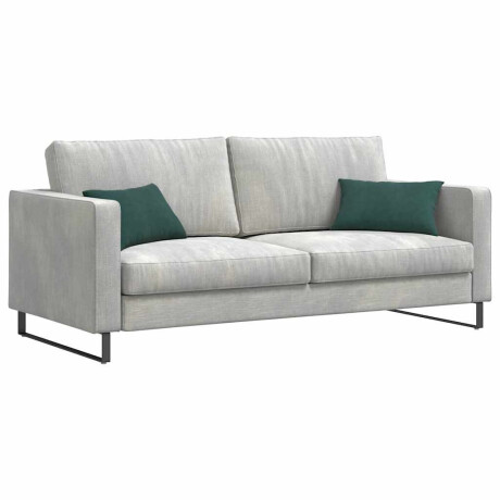 vidaXL Sofa Kussens 2 stuks Donkergroen 50 x 30 cm Cordstof afbeelding3 - 1