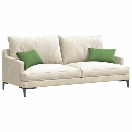 vidaXL Sofa Kussens 2 stuks Lichtgroen 50 x 30 cm Cordstof afbeelding3 - 1