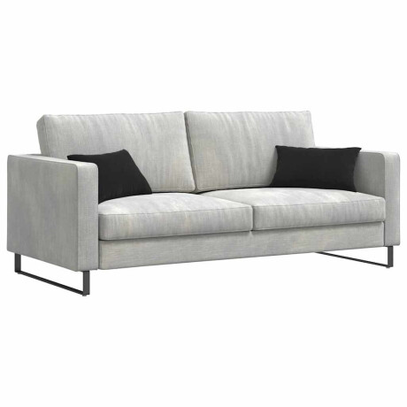 vidaXL Sofa Kussens 2 stuks Zwart 50 x 30 cm Cordstof afbeelding3 - 1