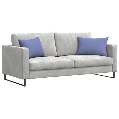 vidaXL Sofa Kussens 2 pcs Jeans Blauw 60 x 40 cm Stof afbeelding3 - 1