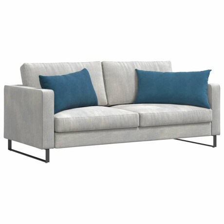 vidaXL Sofa Kussens 2 stuks Blauw 80 x 40 cm Cordstof afbeelding3 - 1