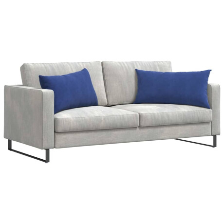 vidaXL Sofa Kussens 2 stuks Politieblauw 80 x 40 cm Cordstof afbeelding3 - 1