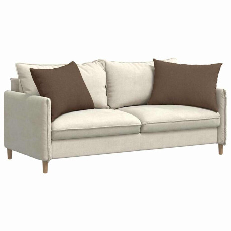 vidaXL Sofa Kussens 2 pcs Bruin 70 x 50 cm Stof afbeelding3 - 1