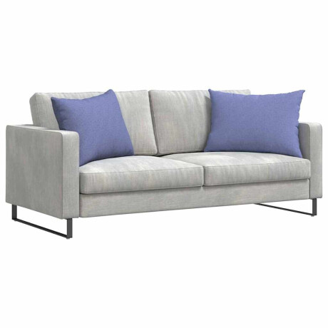 vidaXL Sofa Kussens 2 pcs Jeans Blauw 70 x 50 cm Stof afbeelding3 - 1