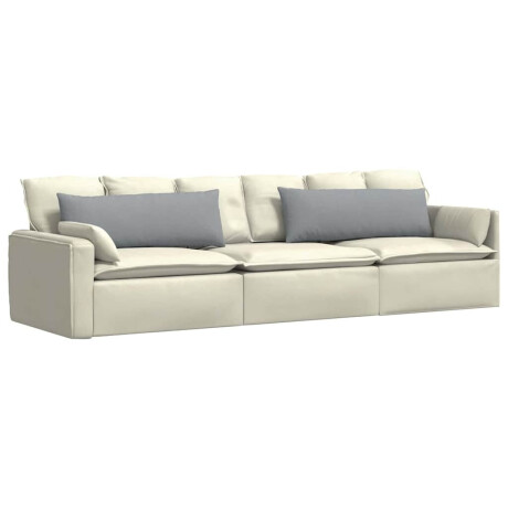 vidaXL Sofa Kussens 2 pcs Lichtgrijs 120 x 40 cm Stof afbeelding3 - 1