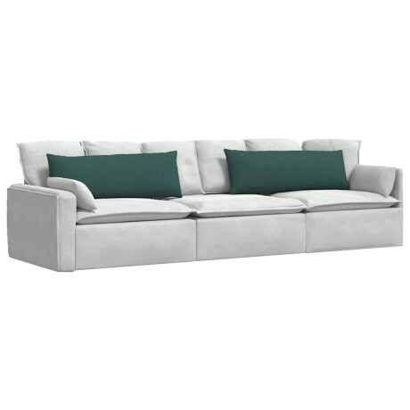 vidaXL Sofa Kussens 2 pcs Donkergroen 120 x 40 cm Stof afbeelding3 - 1