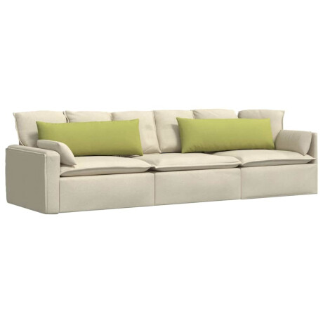 vidaXL Sofa Kussens 2 pcs Lichtgroen 120 x 40 cm Stof afbeelding3 - 1