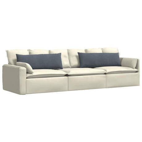 vidaXL Sofa Kussens 2 stuks Donkergrijs 120 x 40 cm Cordstof afbeelding3 - 1