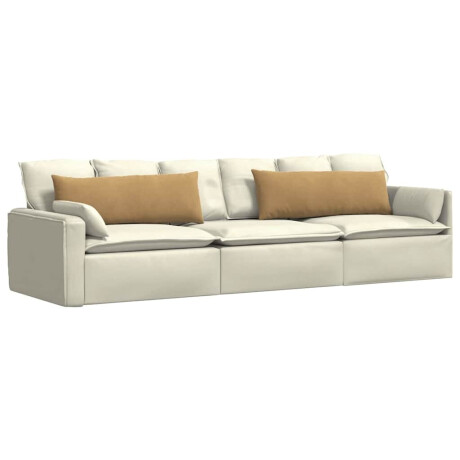 vidaXL Sofa Kussens 2 stuks Bruin 120 x 40 cm Cordstof afbeelding3 - 1