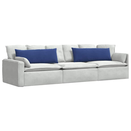vidaXL Sofa Kussens 2 stuks Politieblauw 120 x 40 cm Cordstof afbeelding3 - 1