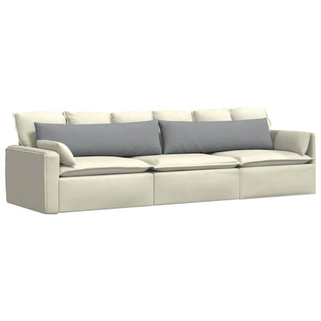 vidaXL Sofa Kussens 2 pcs Lichtgrijs 145 x 40 cm Stof afbeelding3 - 1
