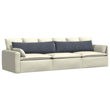 vidaXL Sofa Kussens 2 stuks Donkergrijs 145 x 40 cm Cordstof afbeelding3 - 1