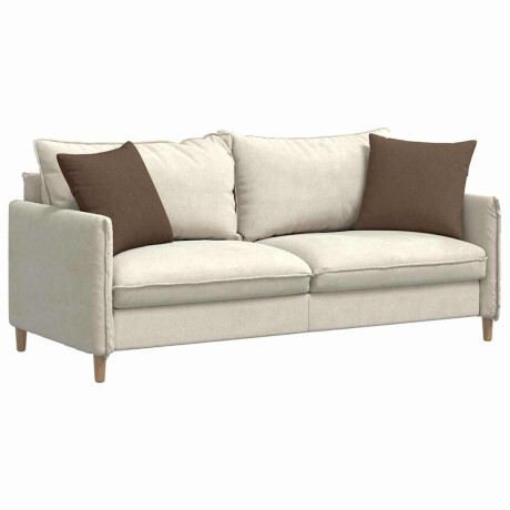 vidaXL Sofa Kussens 2 pcs Bruin 45 x 45 cm Stof afbeelding3 - 1