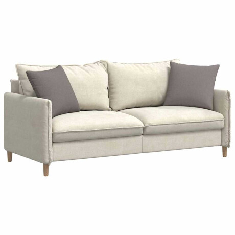 vidaXL Sofa Kussens 2 pcs Taupe 45 x 45 cm Stof afbeelding3 - 1