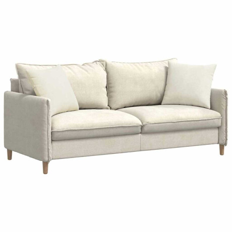 vidaXL Sofa Kussens 2 pcs Crème 45 x 45 cm Katoen Stof afbeelding3 - 1