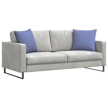 vidaXL Sofa Kussens 2 pcs Jeans Blauw 50 x 50 cm Stof afbeelding3 - 1