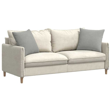 vidaXL Sofa Kussens 2 stuks Lichtgrijs 50 x 50 cm Stof afbeelding3 - 1