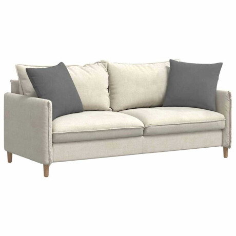 vidaXL Sofa Kussens 2 stuks Donkergrijs 50 x 50 cm Stof afbeelding3 - 1