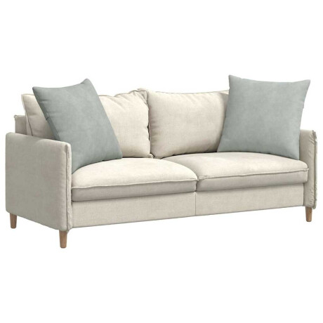 vidaXL Sofa Kussens 2 pcs Lichtgrijs 60 x 60 cm Katoen Stof afbeelding3 - 1