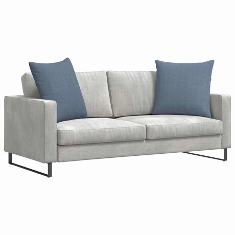 vidaXL Sofa Kussens 2 pcs Blauw 60 x 60 cm Katoen Stof afbeelding3 - 1