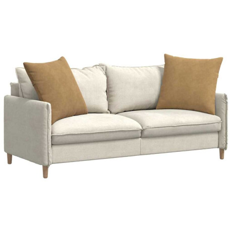 vidaXL Sofa Kussens 2 pcs Bruin 80 x 80 cm Katoen Stof afbeelding3 - 1