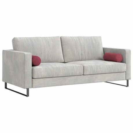 vidaXL Bolster Kussens 2 stuks Wijnrood Ø 15 x 40 cm Stof afbeelding3 - 1