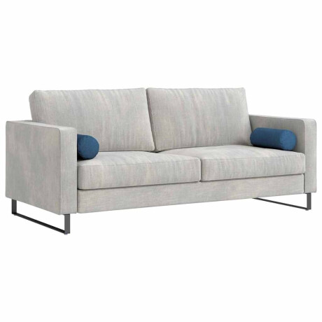 vidaXL Bolster Kussens 2 stuks Blauw Ø 15 x 40 cm Stof afbeelding3 - 1