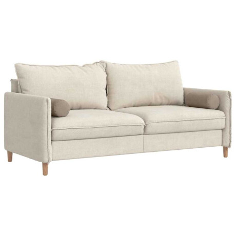 vidaXL Bolster Kussens 2 pcs Taupe Ø 15 x 40 cm Microvezel Stof afbeelding3 - 1