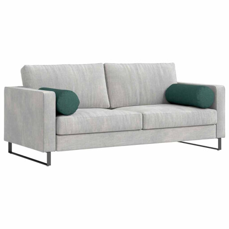vidaXL Bolster Kussens 2 stuks Donkergroen Ø 25 x 70 cm Stof afbeelding3 - 1