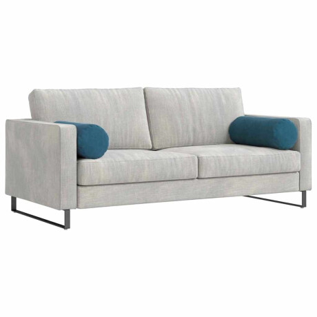 vidaXL Bolster Kussens 2 stuks Blauw Ø 25 x 70 cm Cordstof afbeelding3 - 1