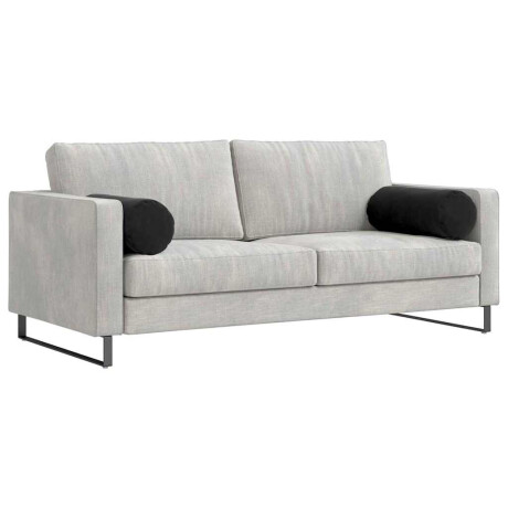 vidaXL Bolster Kussens 2 stuks Zwart Ø 25 x 70 cm Cordstof afbeelding3 - 1