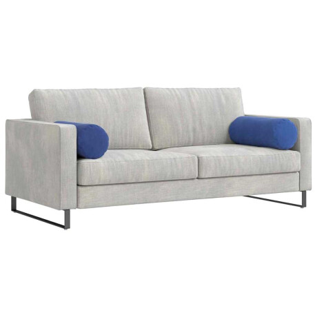 vidaXL Bolster Kussens 2 stuks Politieblauw Ø 25 x 70 cm Cordstof afbeelding3 - 1